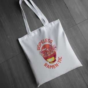 Bolso De Tela Imposible Ramen-tic - Divertido amante de los fide