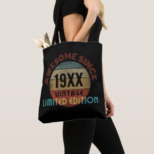 BOLSO DE TELA IMPRENIONANTE DESDE 19XX EDICIÓN LIMITADA