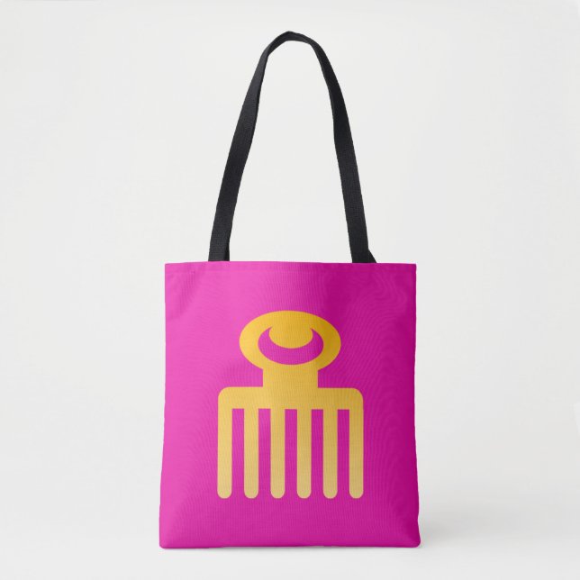 Bolso De Tela Impresión africana (Anverso)