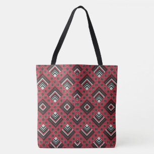 Bolso De Tela Impresión africana tradicional Jira reRetso de Zim