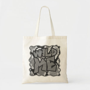 Bolso De Tela Impresión amarilla y dorada de serpientes