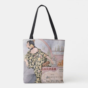 Bolso De Tela Impresión Art Nouveau Carmen Habanera – Ópera Vint