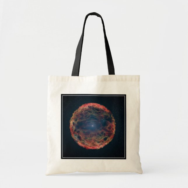 Bolso De Tela Impresión artística de Supernova 1993j. (Frente)