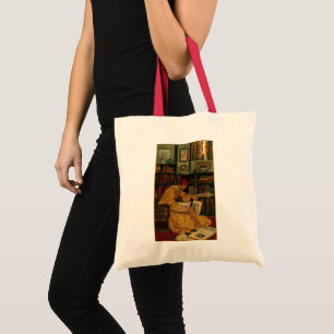 Bolso De Tela Impresión artística para amantes de libros antiguo