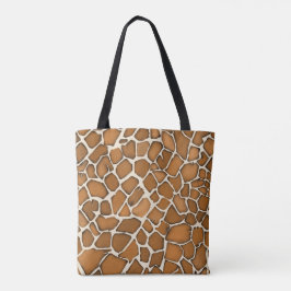 Bolso De Tela Impresión con patrones de Giraffe Fur