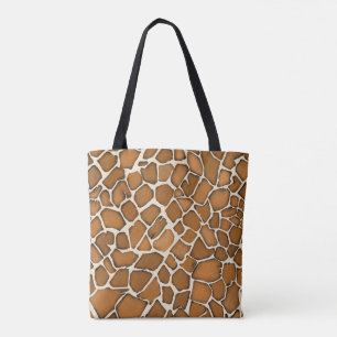 Bolso De Tela Impresión con patrones de Giraffe Fur