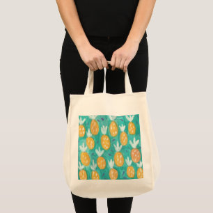 Bolso De Tela Impresión de acuarela de piña