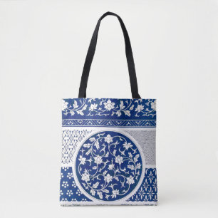 Bolso De Tela Impresión de adornos florales clásicos