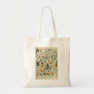 Bolso De Tela Impresión de aislamiento de flor de labios