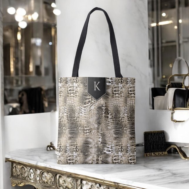 Bolso De Tela Impresión de animales de moda en Piel de serpiente (Subido por el creador)