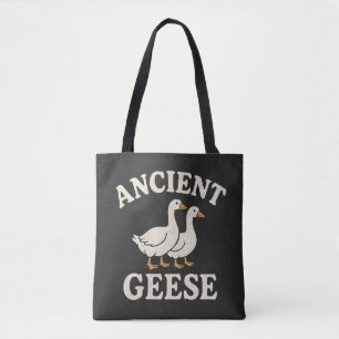 Bolso De Tela Impresión de arte con estética retro de gansos ant