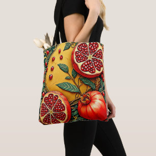 Bolso De Tela Impresión de arte de elegancia granada