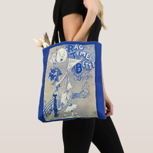 Bolso De Tela Impresión de arte de partituras de Ragtime Betty e