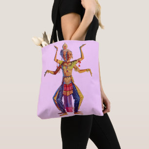 Bolso De Tela Impresión de bailarines balineses