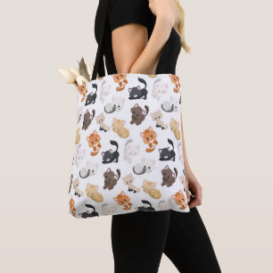 Bolso De Tela Impresión de gatos gitanos adorables