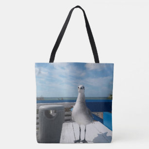 Bolso De Tela Impresión de imágenes de gaviota cúrcuta