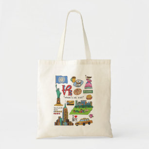 Bolso De Tela Impresión de la ciudad - Nueva York