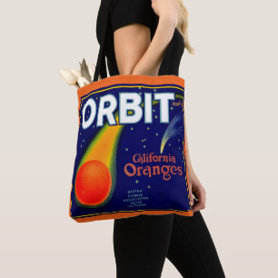Bolso De Tela Impresión de la etiqueta del crate de frutas de lo