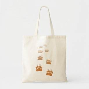Bolso De Tela Impresión de la hoja del oso pardo degradado