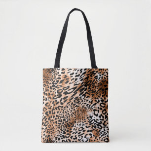 Bolso De Tela Impresión de leopardo africano sin problemas