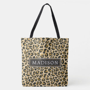 Bolso De Tela Impresión de leopardo personalizada