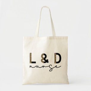 Bolso De Tela Impresión de mano de obra y enfermera de parto L &