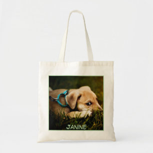 Bolso De Tela Impresión de perros de cierre adorable