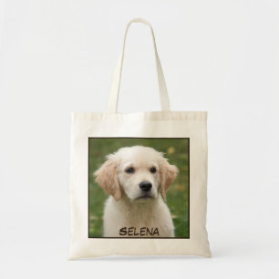 Bolso De Tela Impresión de perros de cierre adorable