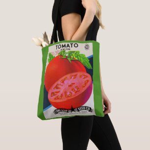 Bolso De Tela Impresión de tomate en paquetes de semillas de los