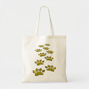 Bolso De Tela Impresión de traza leopardo
