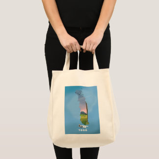 Bolso De Tela Impresión de viaje de mapa africano de Togo