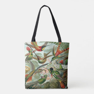Bolso De Tela Impresión del arte de Ernst Haeckel: Trochilidae