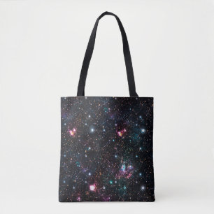 Bolso De Tela Impresión del espacio de galaxia nocturnaPatrón si