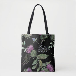 Bolso De Tela Impresión floral escocesa