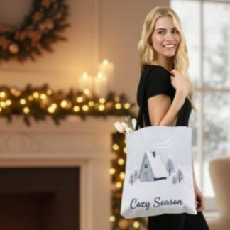 Bolso De Tela Impresión general MerryMist Elegante Eucalipto Dor