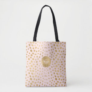 Bolso De Tela Impresión Personalizada De Animales De Oro Y Chita