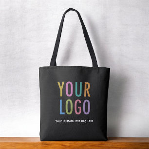 Bolso De Tela Impresión total con logotipo de doble cara de la b