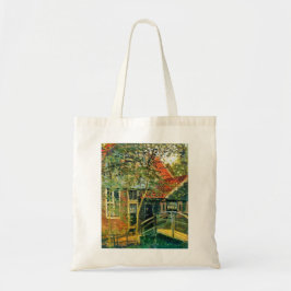 Bolso De Tela Impresionante de Francia en Monet, pequeño puente 