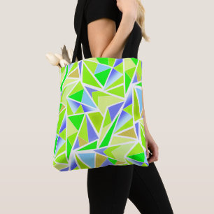 Bolso De Tela Impresionante forma abstracta y geométrica moderna