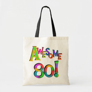 Bolso De Tela Impresionantes camisetas de cumpleaños 80 y regalo