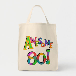 Bolso De Tela Impresionantes camisetas de cumpleaños 80 y regalo