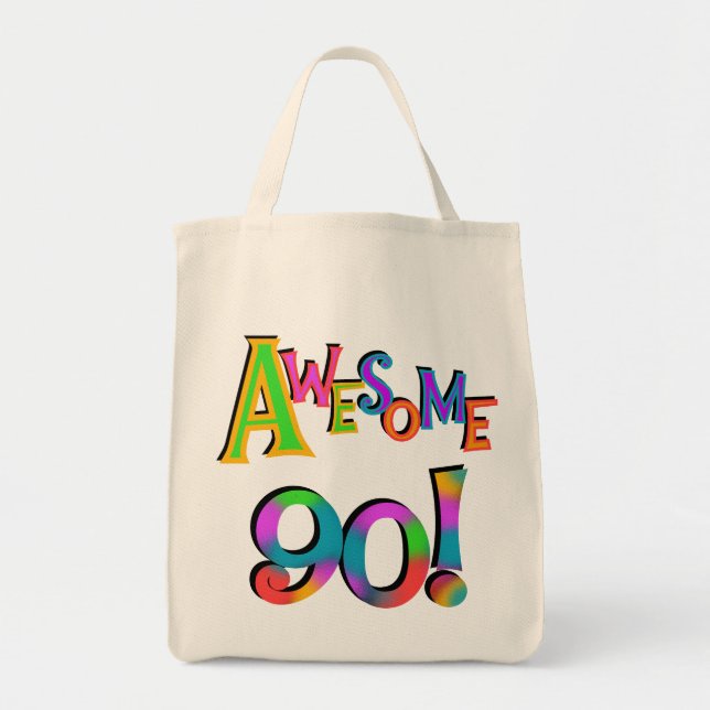 Bolso De Tela Impresionantes camisetas de cumpleaños y regalos (Frente)
