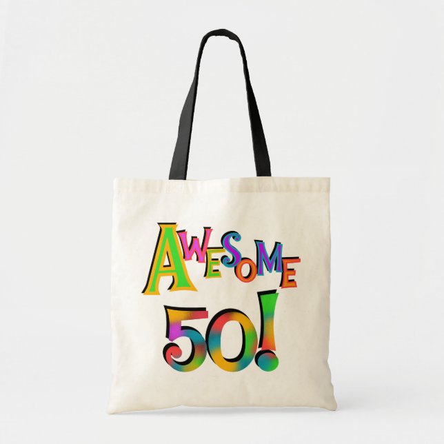 Bolso De Tela Impresionantes camisetas de cumpleaños y regalos (Frente)