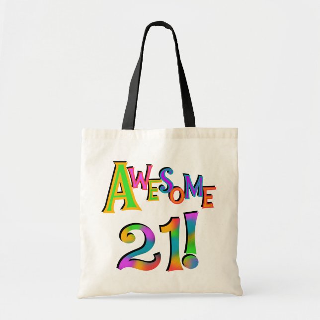 Bolso De Tela Impresionantes camisetas y regalos de cumpleaños (Frente)