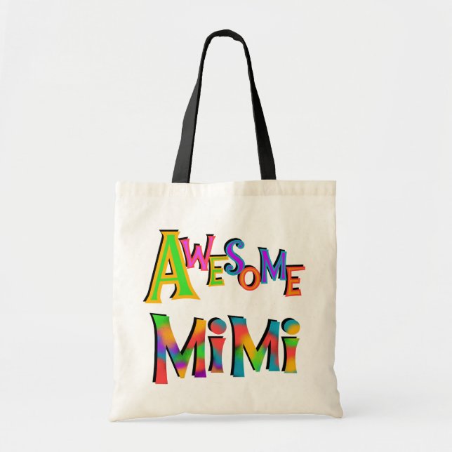 Bolso De Tela Impresionantes camisetas y regalos Mimi (Frente)