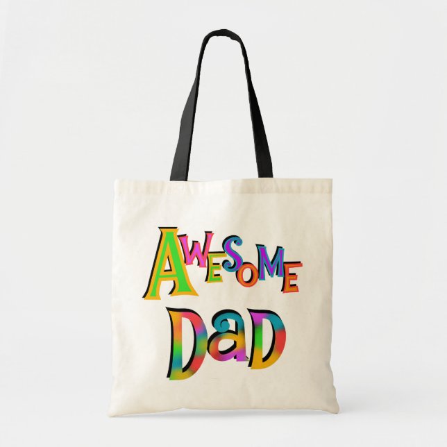 Bolso De Tela Impresionantes camisetas y regalos para papá (Frente)