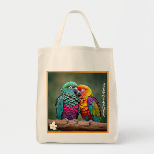 Bolso De Tela "Impresionantes imágenes de loro"
