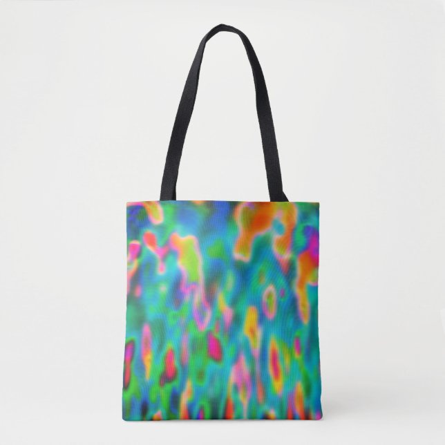 Bolso De Tela Impresiones de Tulipán (Anverso)
