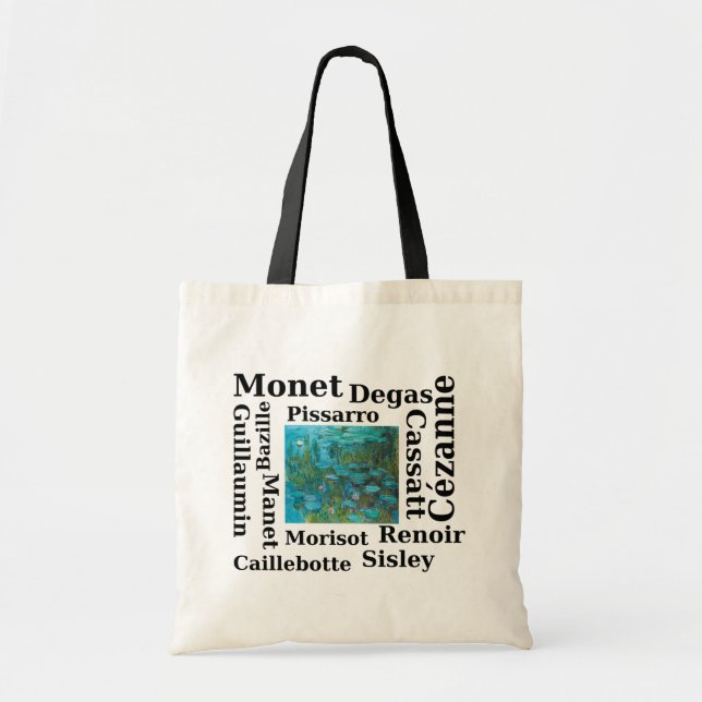 Bolso De Tela Impresionistas (Frente)