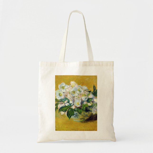 Bolso De Tela Impresionistas De Monet France Navidades De Ro (Frente)